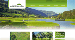 Desktop Screenshot of golf-murau-kreischberg.at